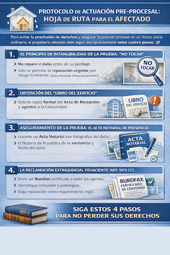 Pasos para la reclamación de humedades