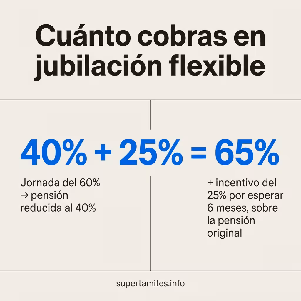 importe de la jubilación flexible