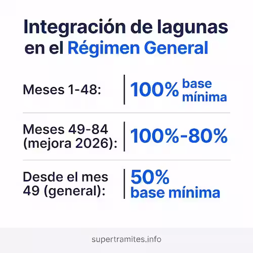 esquema de integracion de lagunas en el regímen general