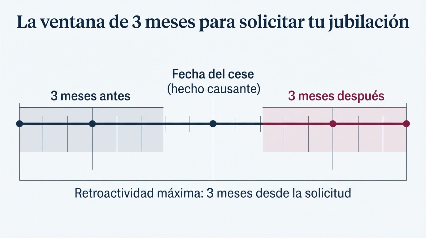 Infografía 1 — La ventana de 3 meses antes/después