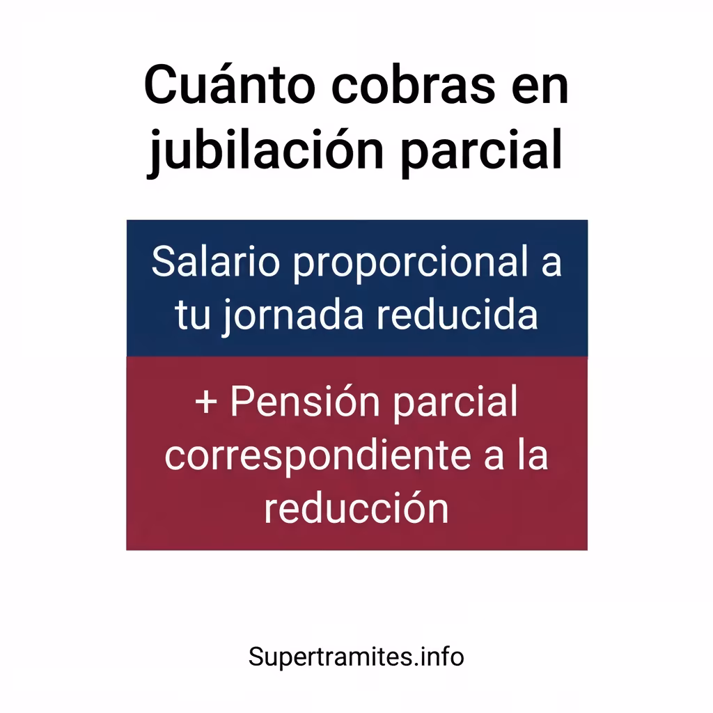 cuanto se cobra en la jubilación parcial
