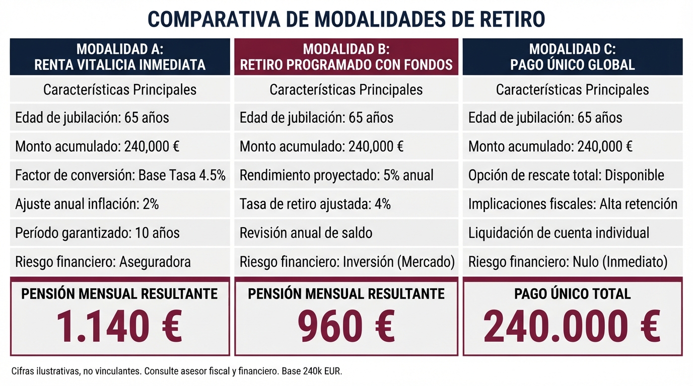 Ejemplo comparado en euros